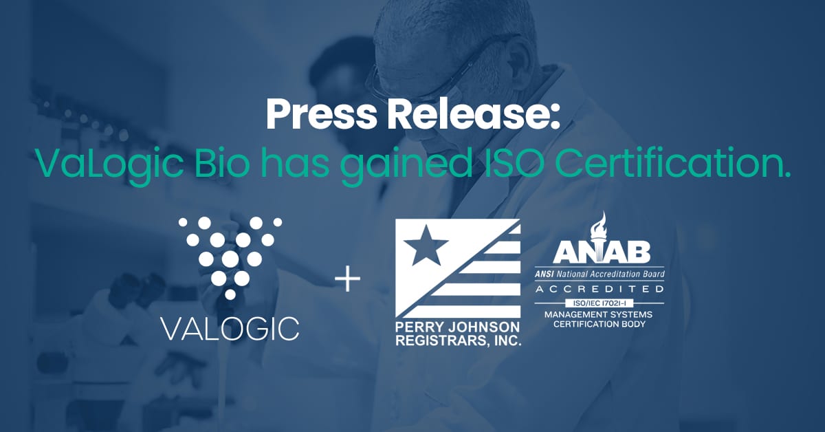 VaLogic ISO 9001 certification